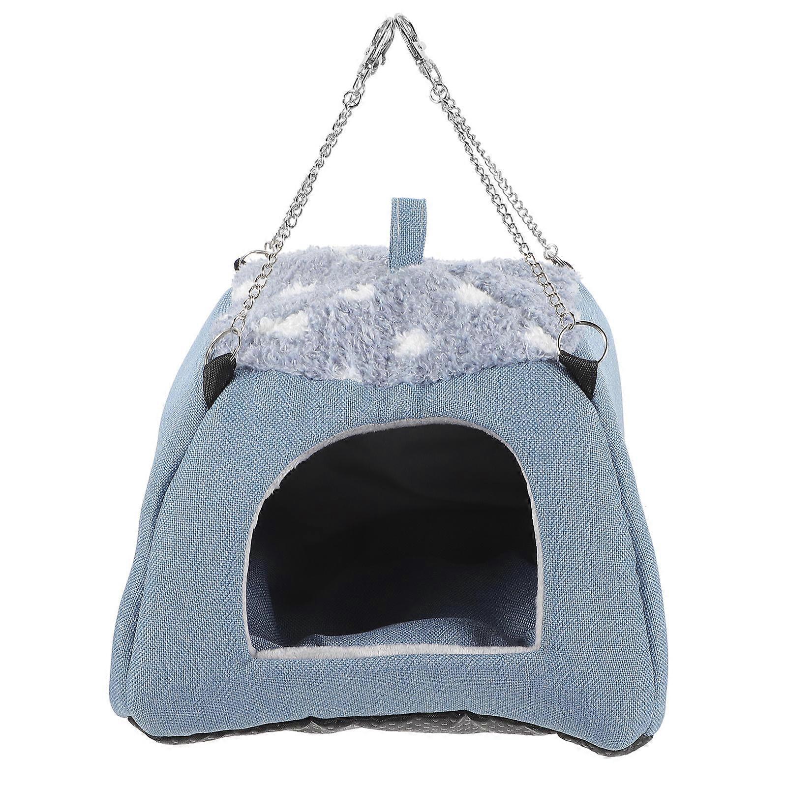 Warm Hamster Hut Hamster Bed Pet Nest Small Animals Outdoor Use 21x21cm Resting 1Pack