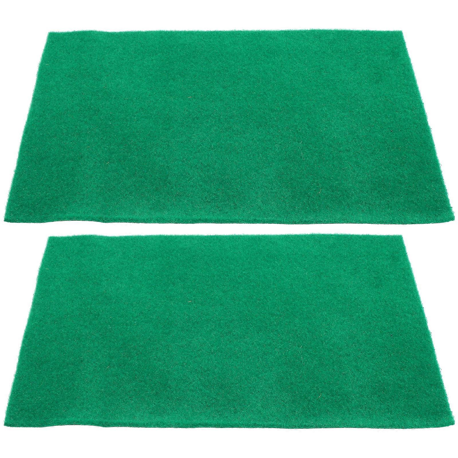 Reptile Mat Reptile Carpets Wear-Resistant Tortoise Bedding Comfortable 2Pcs