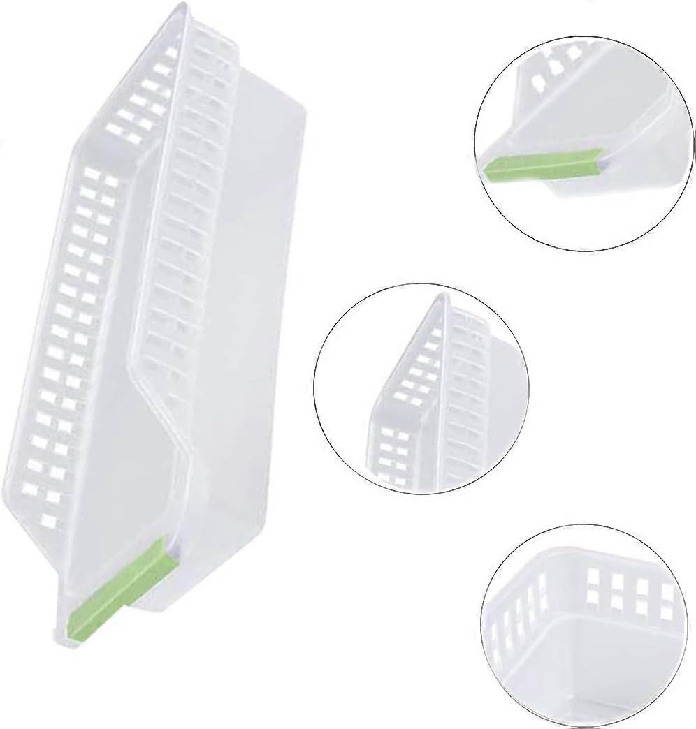 Fridge Organiser, Pack of 6, PP Plastic Fridge Container, Storage Box