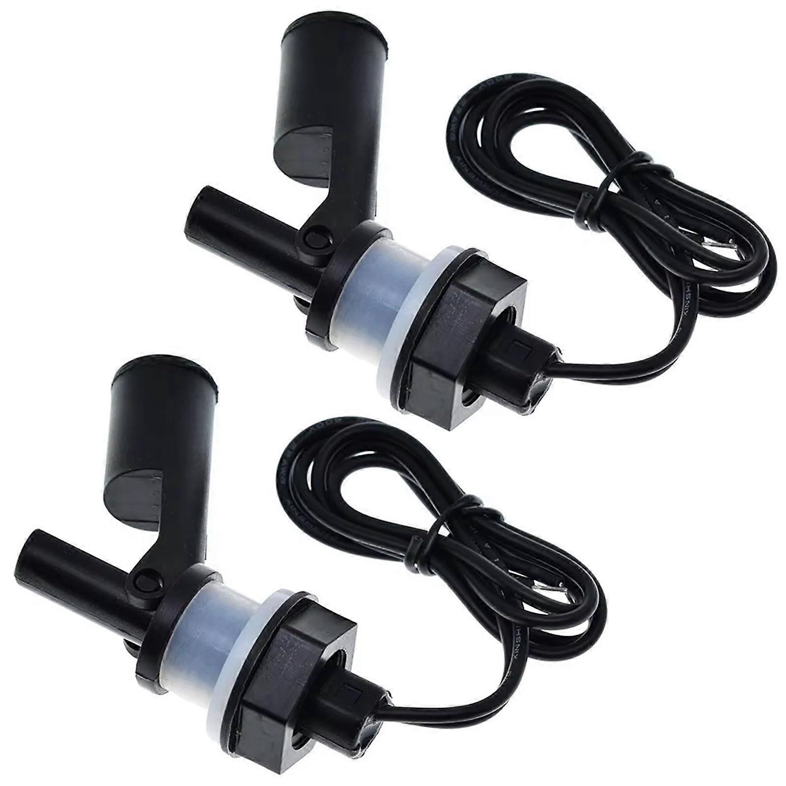 Float Switch for Aquariums and Swimming Pools, PP Side-Mounted Horizontal Liquid Level Sensor, Waterproof, Adjustable Depth