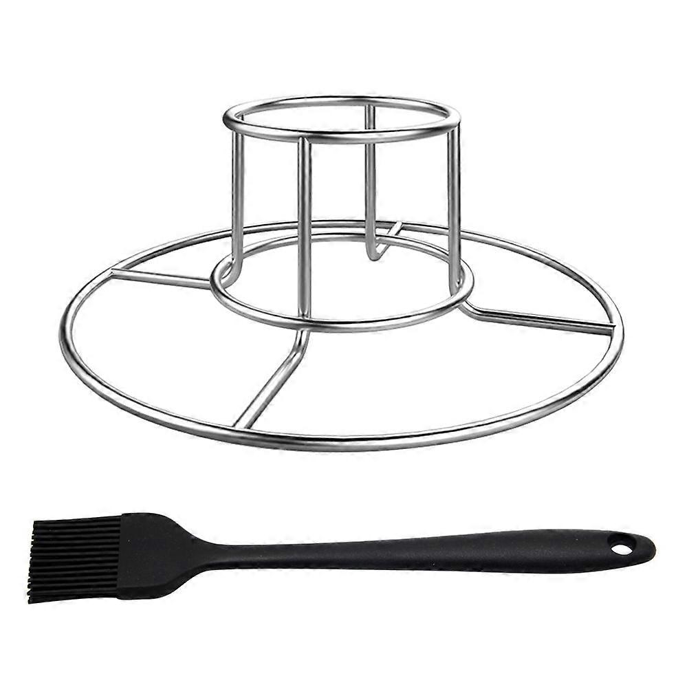 Roaster Rack Chicken Roasting Stand For Outdoor Camping Barbecues 1Set
