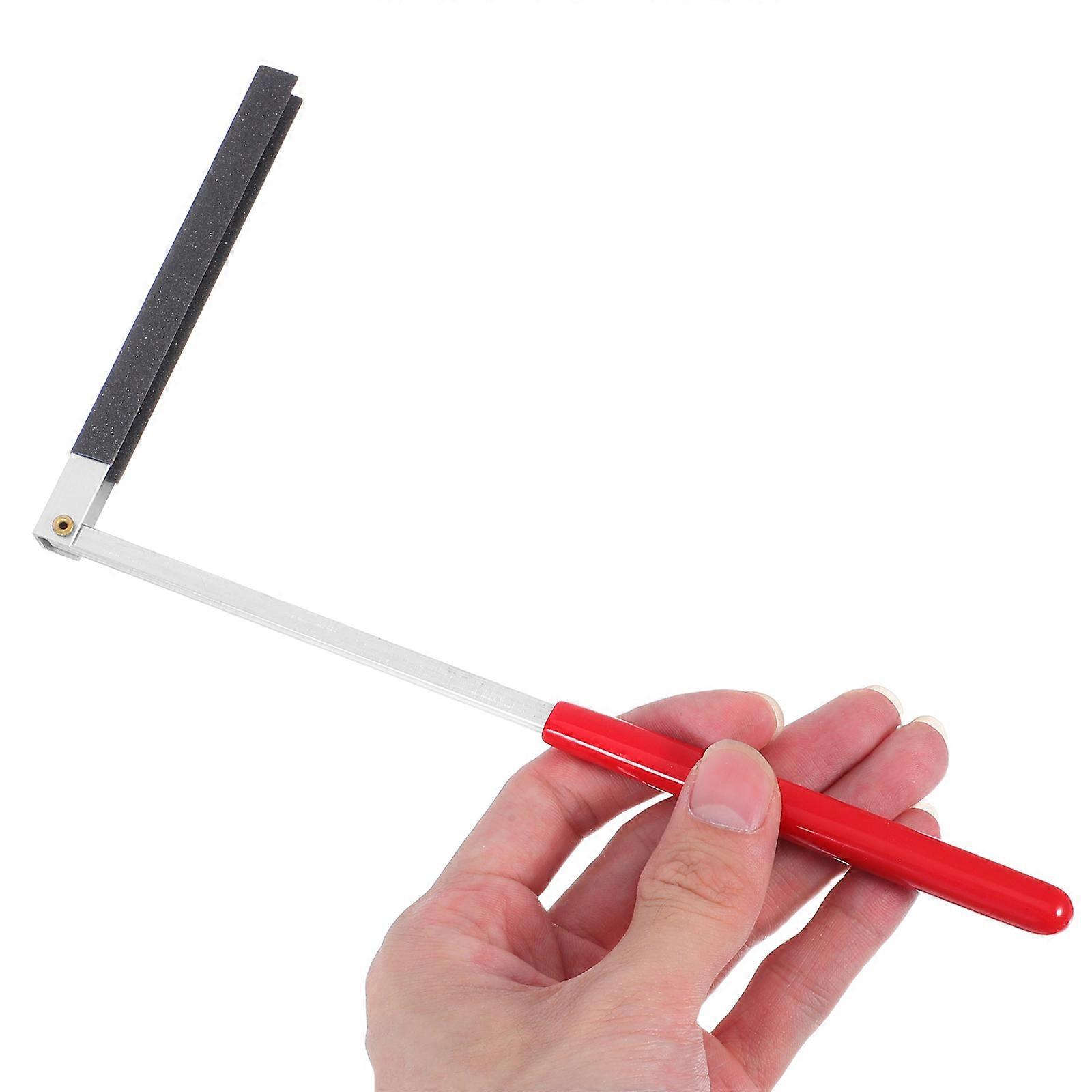 Sanding Manual Sandpaper Holding Stick Plastic Large Flat Design For Woodworking Red 21.00X1.00X1.00CM 1Pack
