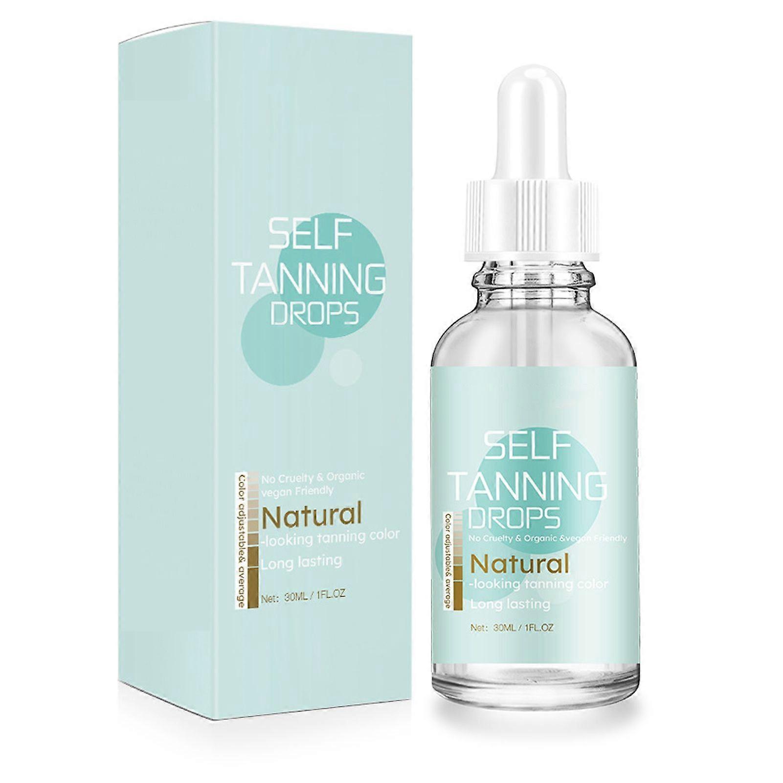 2025 Latest Model Self Tanning Drops Easy To Absorb Mild Gradual Body Dark Ski...