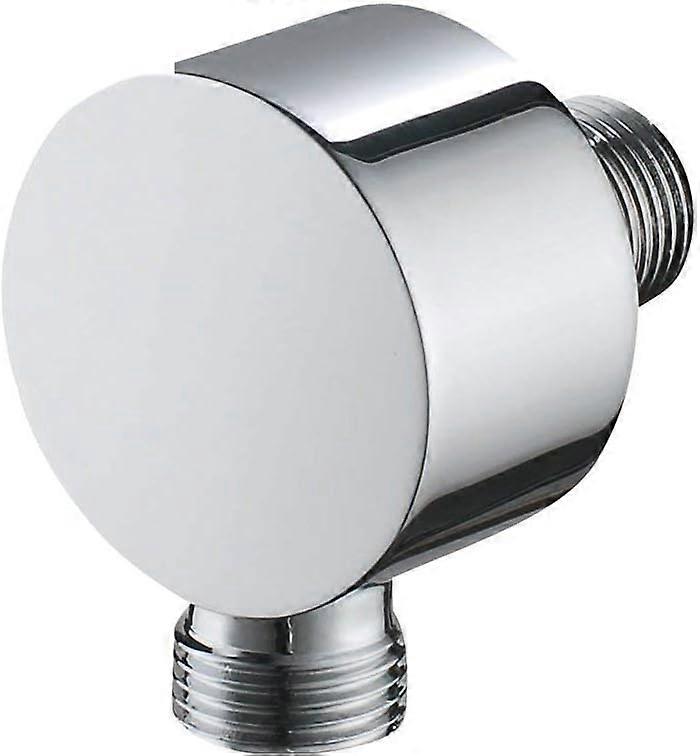 1 piece solid brass hand shower water supply elbow, round