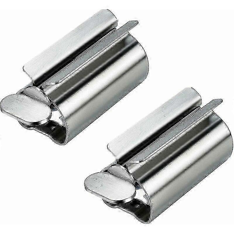Squeezer Tube Squeezer 2pcs Tube Squeezer Toothpaste Dispenser Stainless Steel