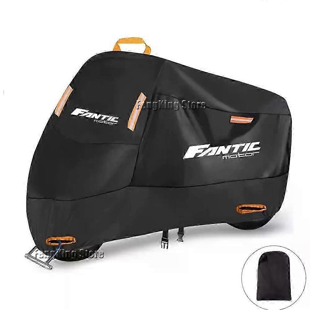 Fit For Fantic Motor Motorcycle Cover Waterproof Outdoor Scooter UV Protector Rain Cover