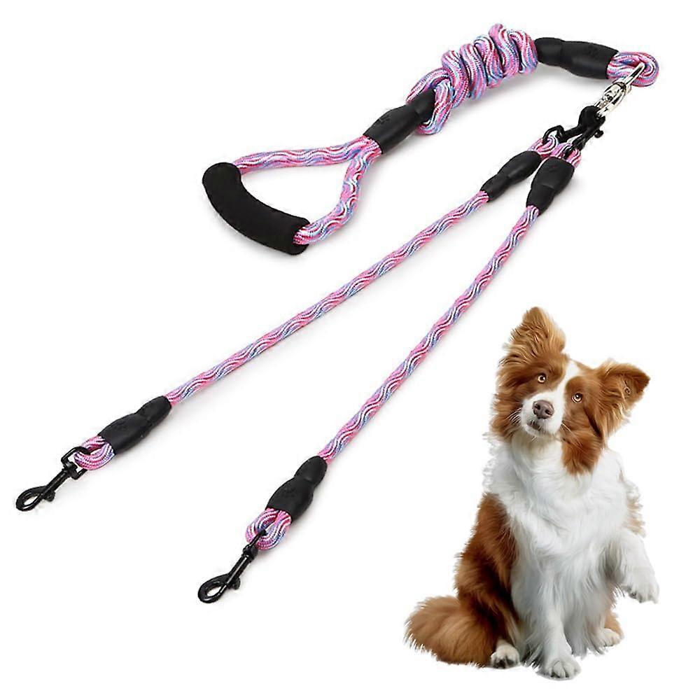 Double Leash Dog Leash for Small and Medium Dogs, Removable Anti-Tangle Leash made of Durable Material