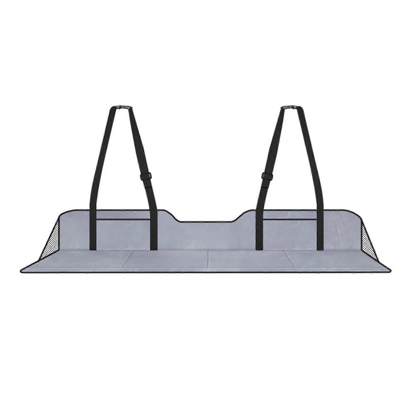 Foldable Car Sleeping Mat for SUV Backseat, Safe Rest, Comfortable Travel Mattress with Storage Bag Grey