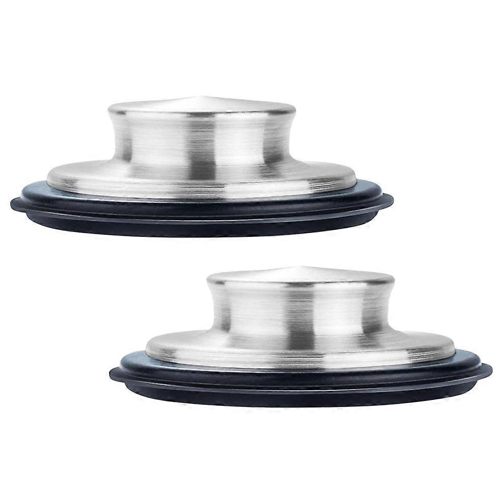 Sink Drain Stoppers Kitchen Sink Stoppers Stainless Steel Prevent Food and Debris Splashing 2Pcs