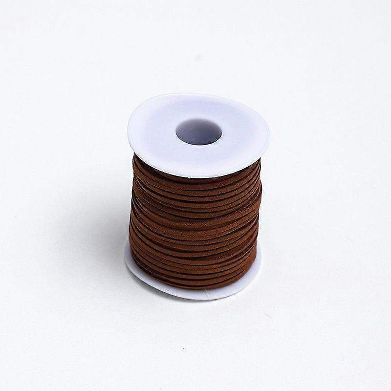 1 Roll Flat Faux Suede Cord for Jewelry Making Bracelet DIY Crafting Bouquet Wrapping Decorative Ribbon Faux Leather String for Handmade Projects