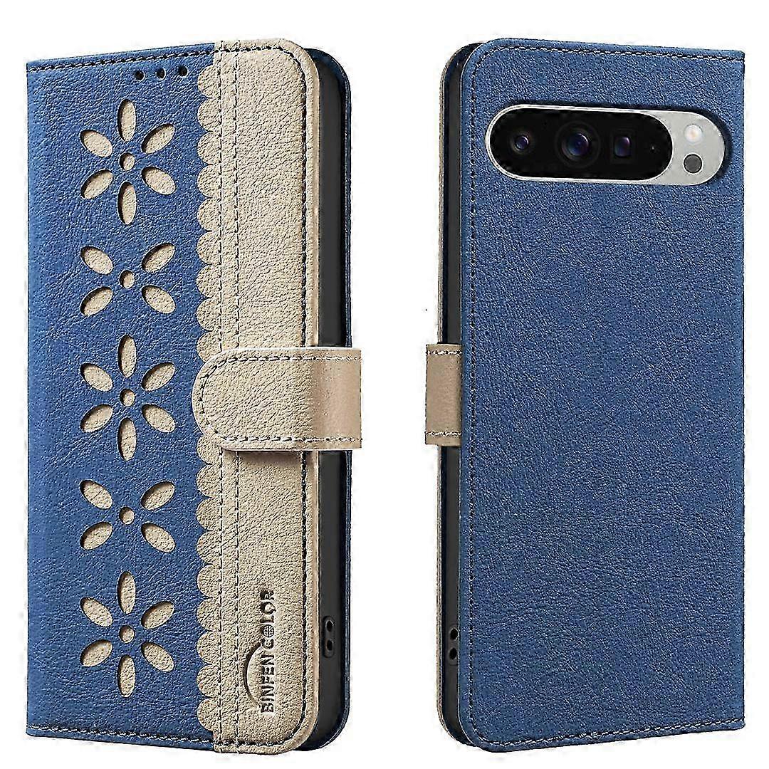 For Compatible Brand Phone Case Floral Pattern Cover RFID Blocking Wallet Stand