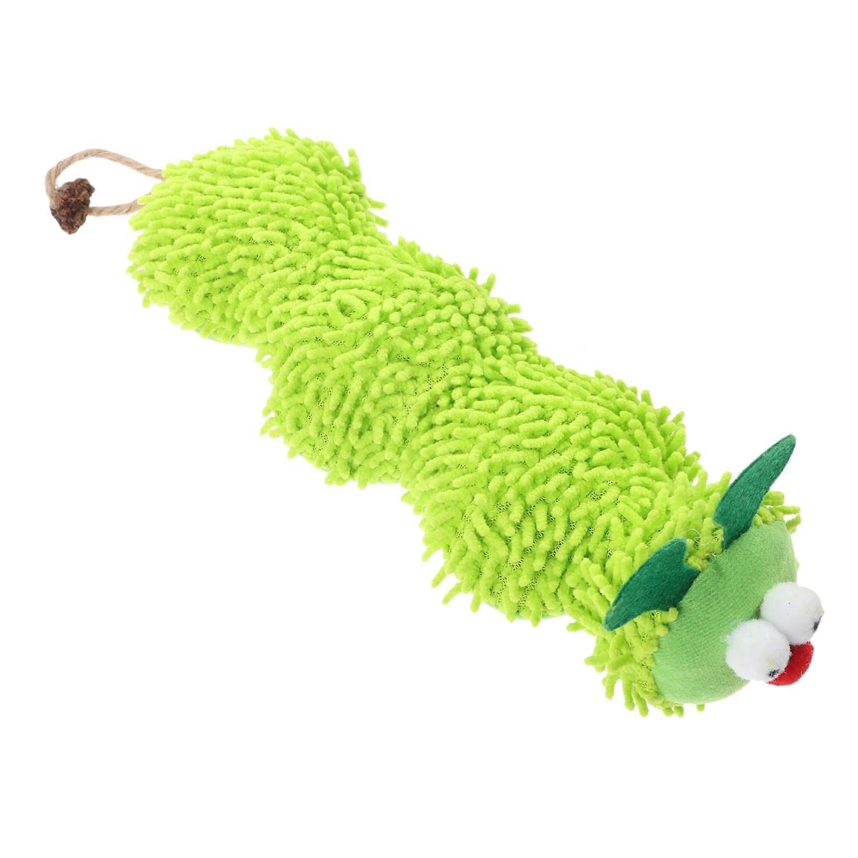 Catnip Toy for Cats Interactive Plush Toy in the Shape of a Caterpillar for Kittens and Adult Cats Play and Chew Behavior with Catnip for Hours of Fun