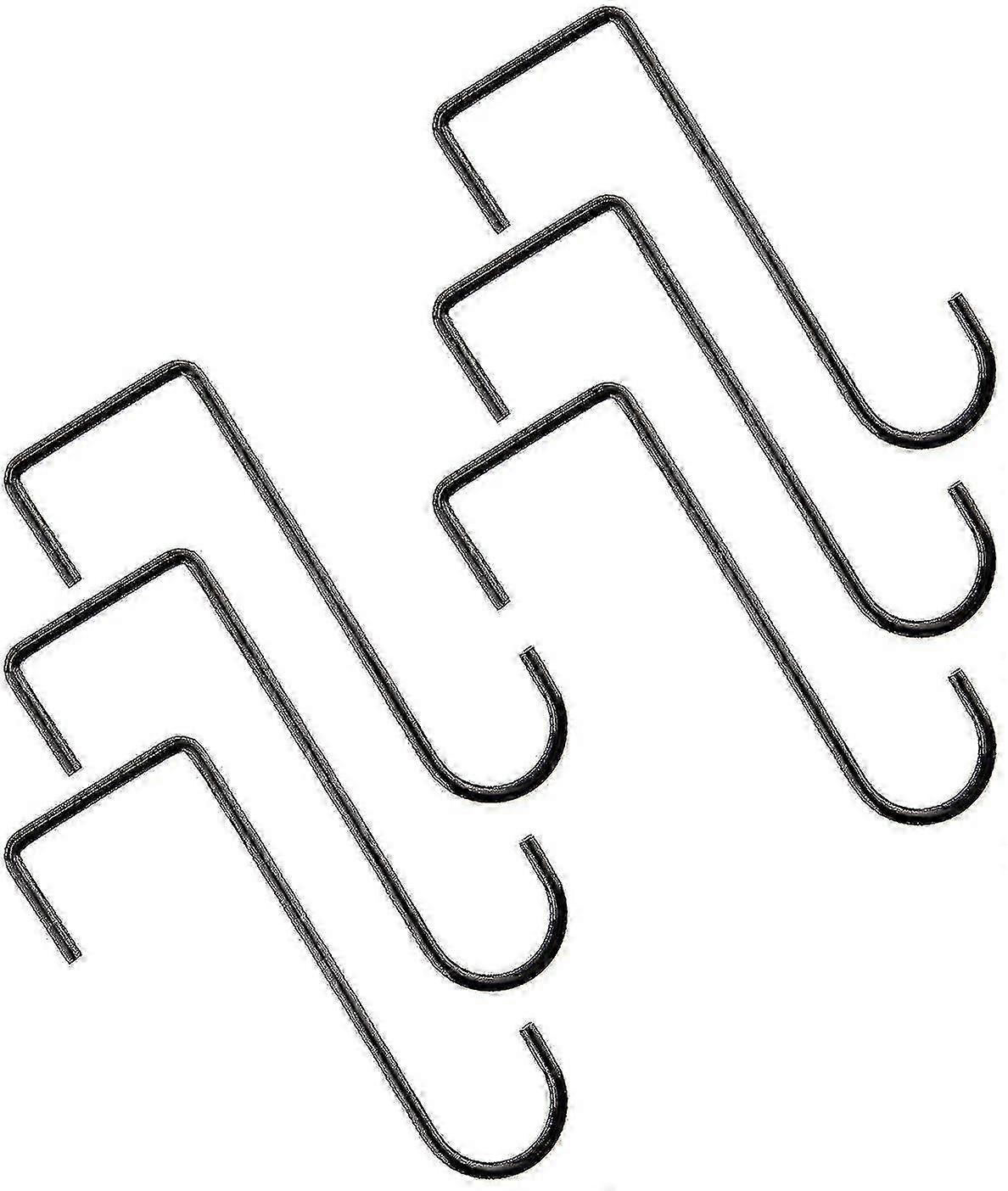 6ピースビニールフェンスフックプラントハンガー壁掛けブラケットハンギングライトとプランター用