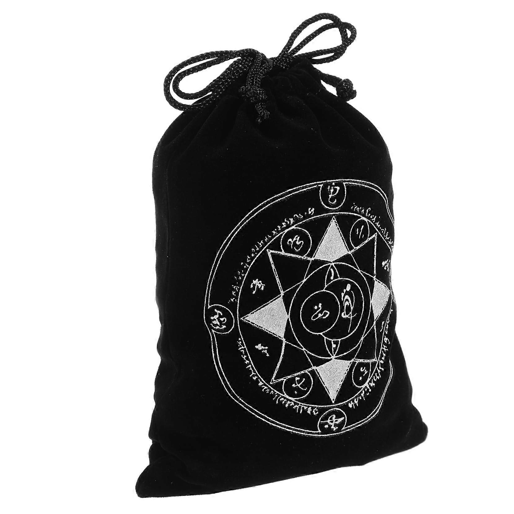 Tarot drawstring storage bag, elegant pouch for tarot cards, jewelry, and versatile carrying bag for items and storage.