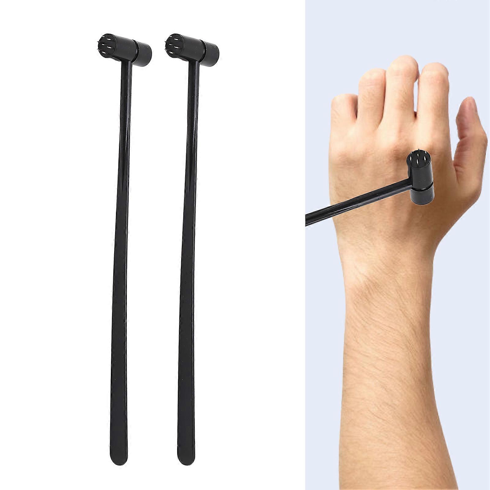 5Pcs Star Needle Dermal Hammer ABS Handle Lightweight Double Headed Needle Dermal Hammer Set 