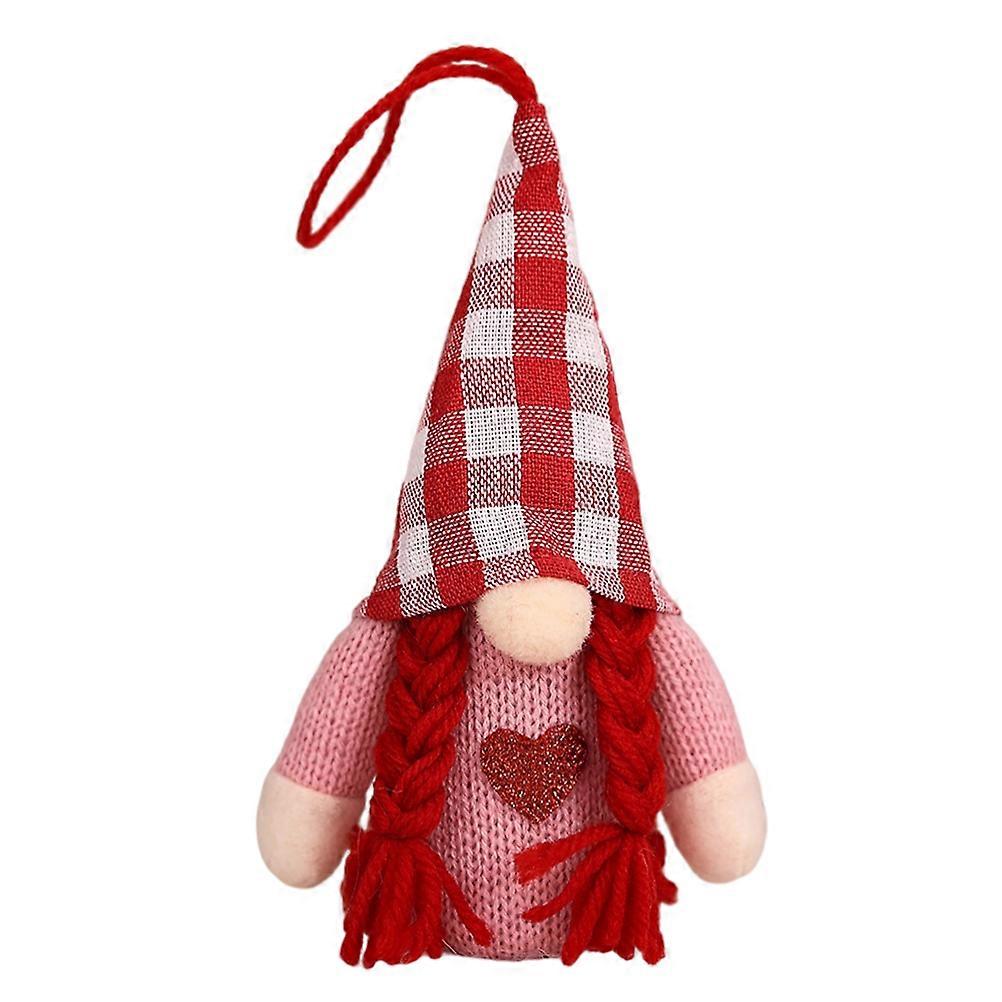 عيد الحب أفخم جنوم الهدايا عيد الحب LED ضوء مجهول الهوية دمية المصنوعة يدويا الحلي لغرفة العطلات طاولة سطح المكتب مكتب ديكور