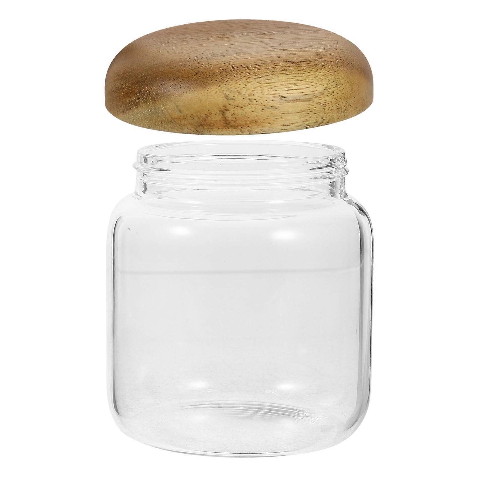 Airtight Glass Container with Lid for Honey, Syrup, Loose Tea, and Spices – Easy to Clean & Store Honey Dispenser