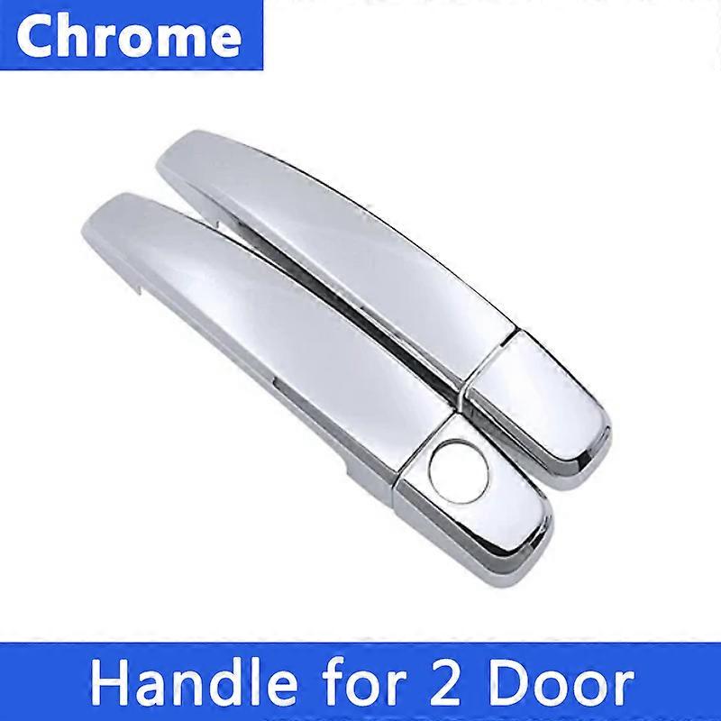 Καλύμματα λαβής πορτών για Cadillac BLS 2006 2007 2008 2009 2010 γυαλιστερό μαύρο ανθρακονήματα χρωμιωμένο στυλ αυτοκόλλητα gadget αξεσουάρ gadget