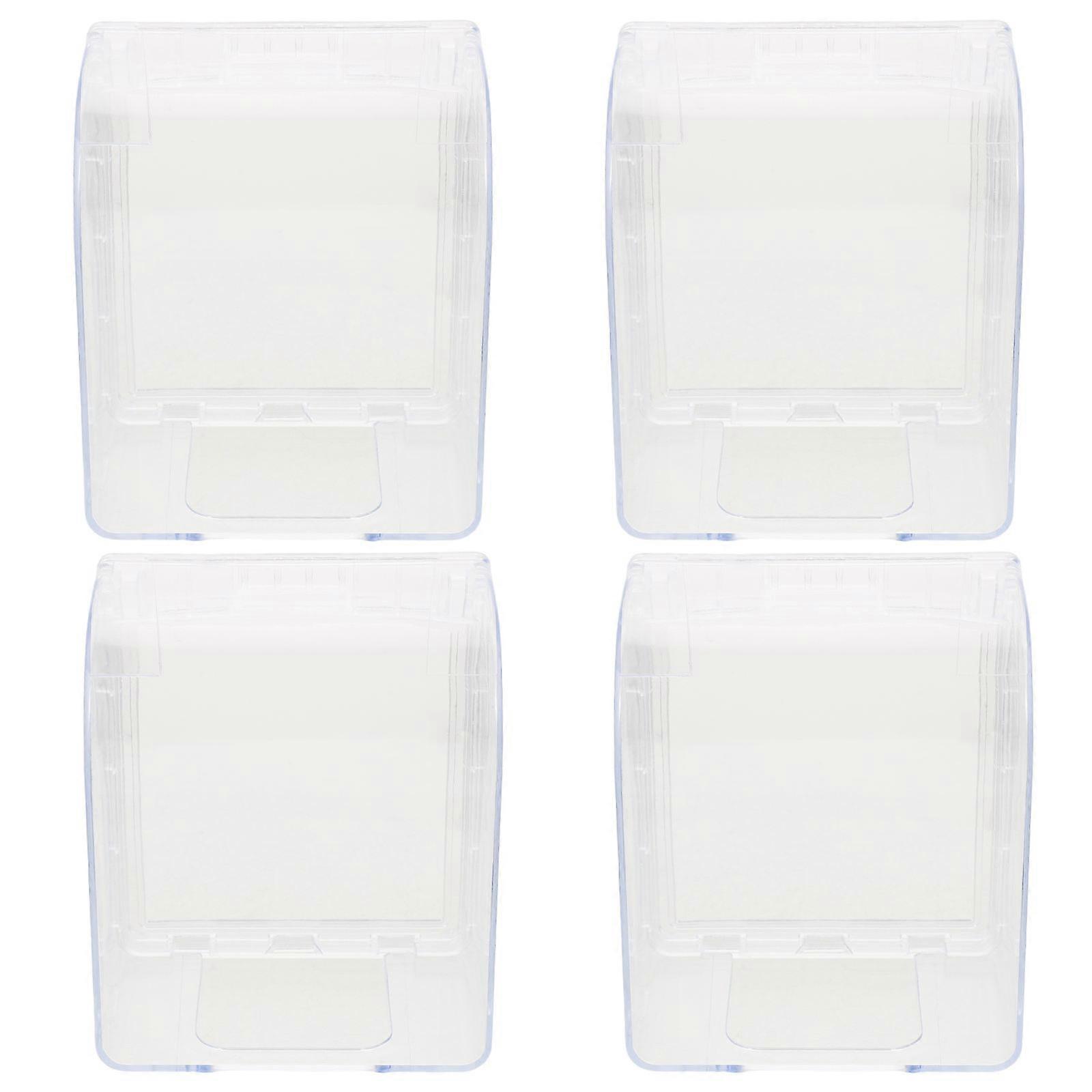 Waterproof Socket Cover for Indoor Use Made of Durable PC Material Transparent Protects Sockets 4 Pieces