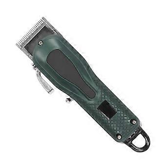 Recortadora de pelo eléctrica cortadora de pelo inalámbrica profesional verde para peluquería corte de pelo groomingYMMR)