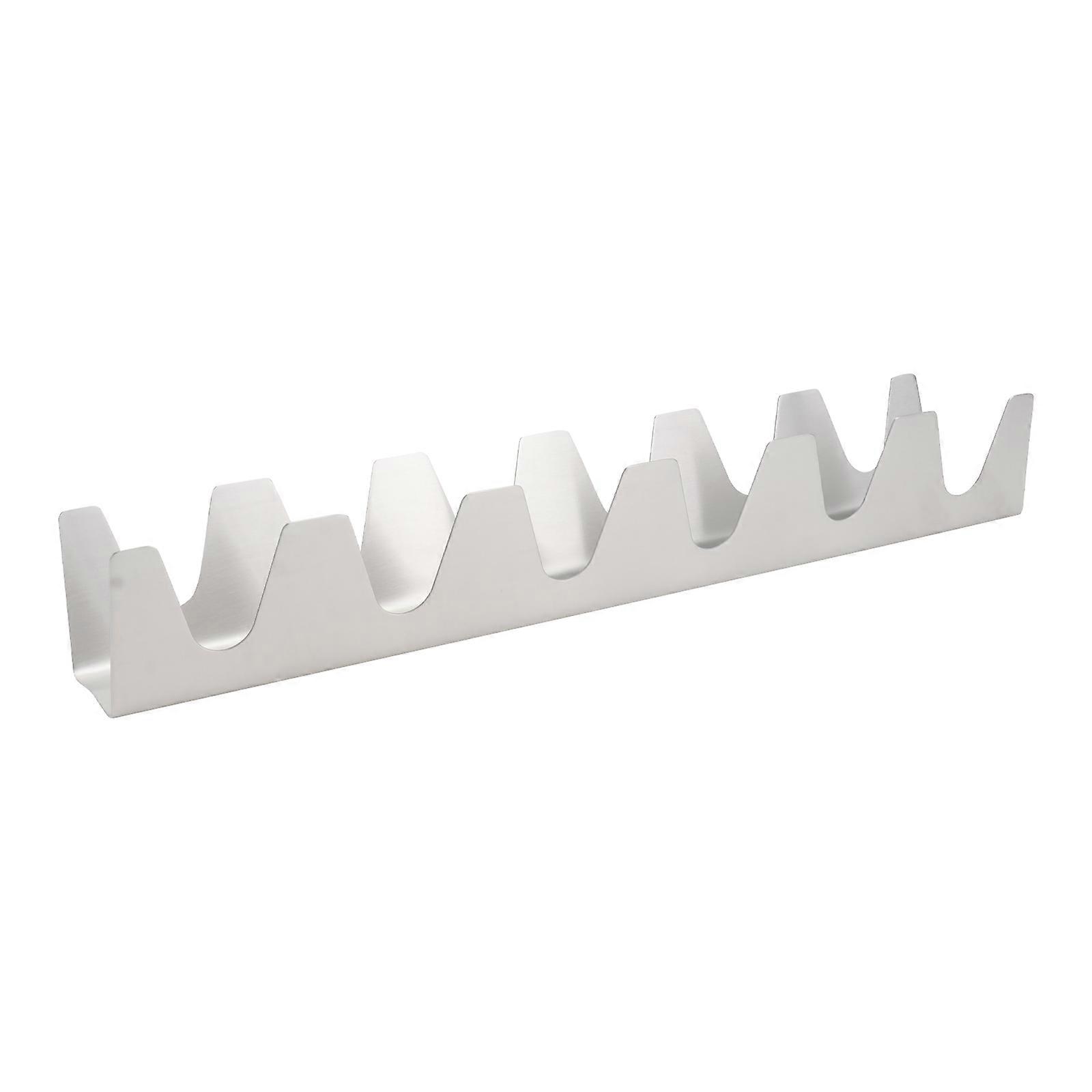 Taco Racks For Griddle Iron Wire Kitchen Mexican Food Rack Silver Color 34.00X7.00X5.00CM 1Set