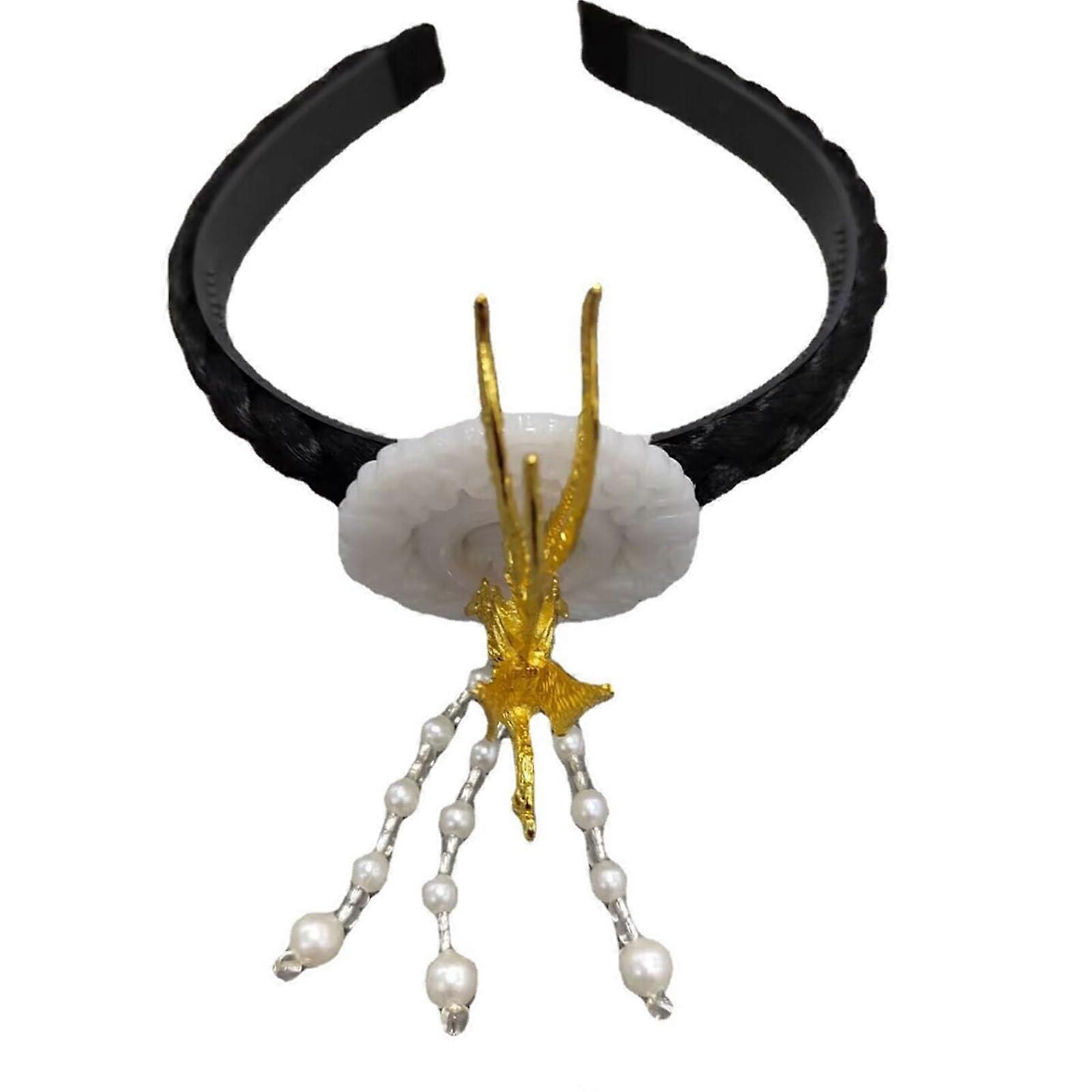 إكسسوارات ربطة شعر كورية أنيقة مع تصاميم فينيكس تقليدية لحفلات الزفاف والمهرجانات والمناسبات الخاصة