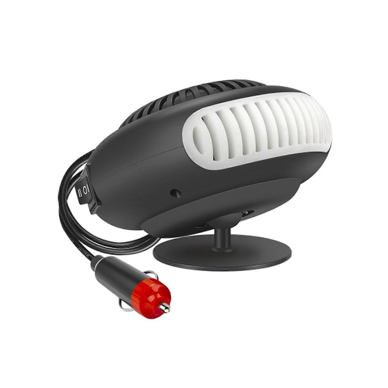 Auto Heater, Windshield Defogger, 360° Rotatable, Defrosting, 12V 120W