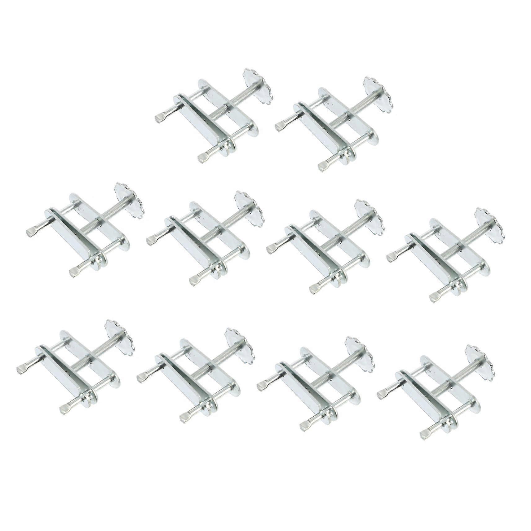 Pack of 30 Waterproof Clip Clamps for Screw Compressor, Rustproof Hose Clamps, 4X3.5CM Galvanized Iron