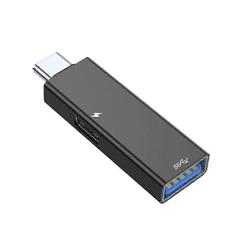 Versatile Type C to USB Female & Type C Female Connector - Compatible Adapter for Multiple Devices & Charging Solutions