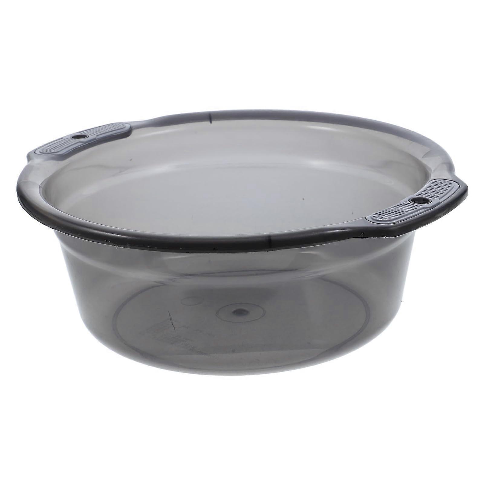 Home Wash Basin Mediumsized Transparent Multifunctional Sink for Laundry, Dishes, and Care Durable Plastic Bowl with Large Capacity Easy to