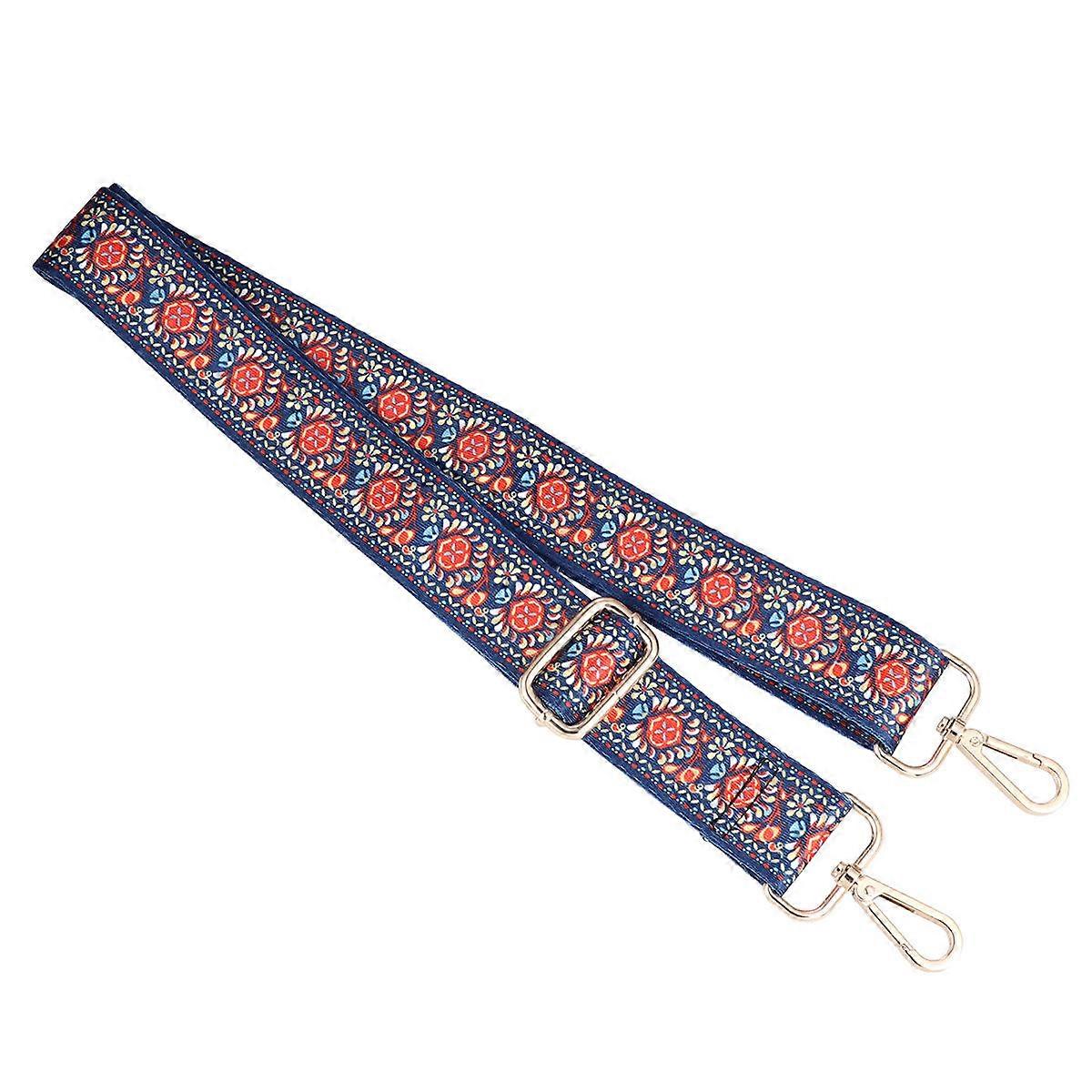 Bag Strap Extender Adjustable Handbag Strap Nylon Material for Shoulder Bag Travel Use Dark Blue 140x3.8x0.5cm 1Pcs