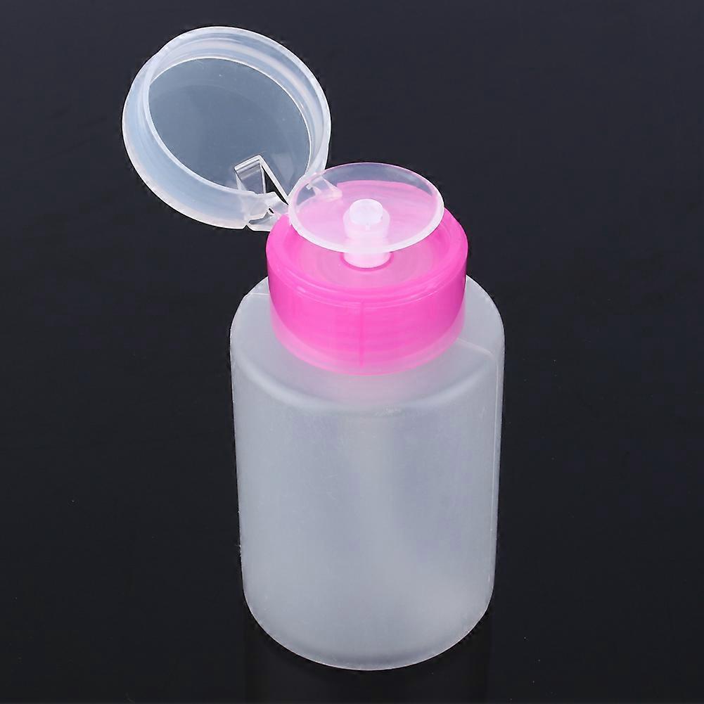 60/150ml Empty Pump Dispenser Container Clean Nail Polish Remover Liquid Bottle