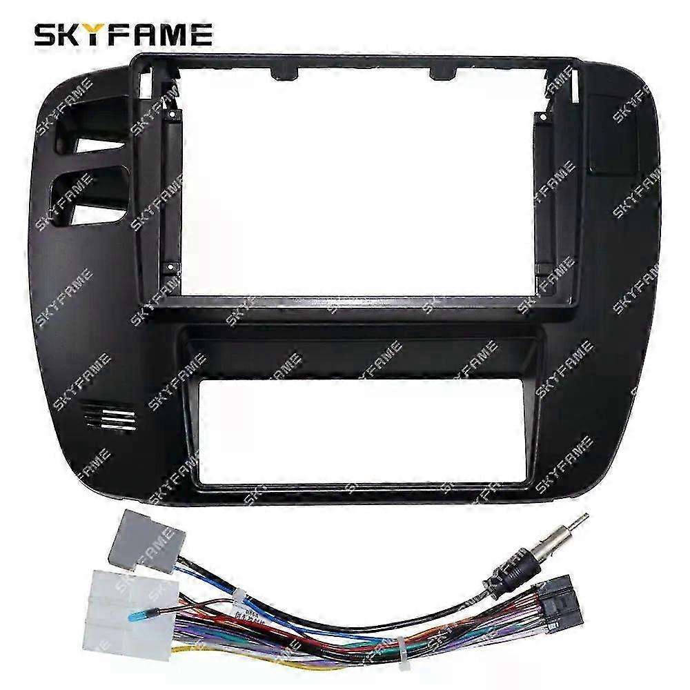 Car Frame Fascia Adapter Dash Fitting Panel Kit for Android Radio - Compatible with Nissan Patrol Y61