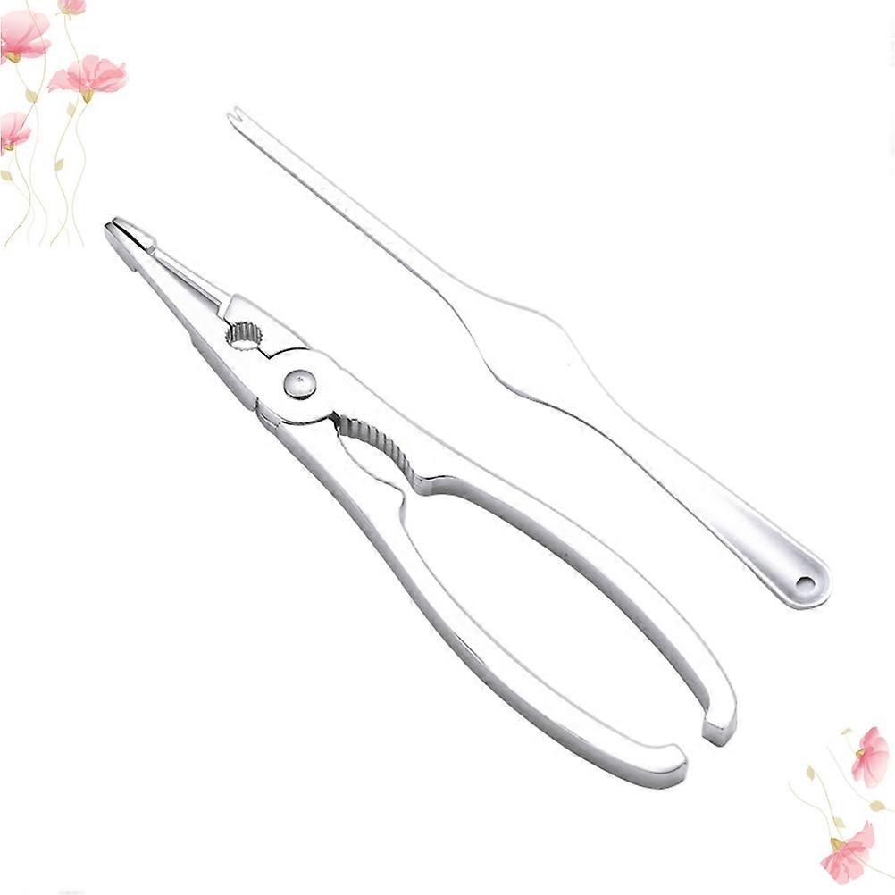 Lobster Cracker Crab Crackers and Picks Handling Seafood Hinges 7.1×1.6×0.4in 1 Set