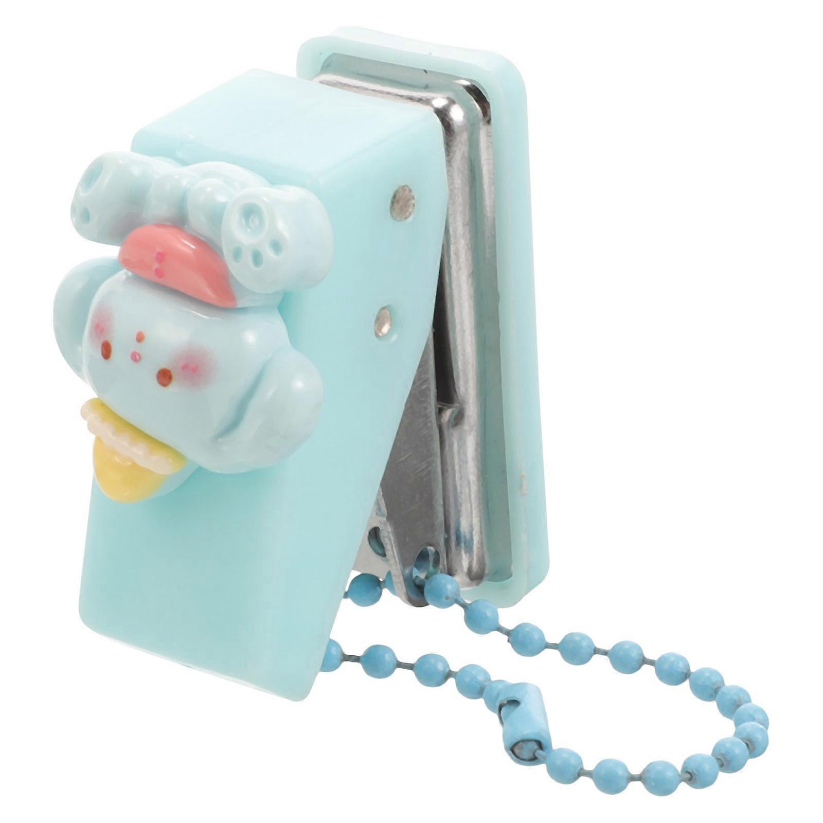 Skyblue Single Hole Punch for Crafting with Strong Penetrating Power and Durable Metal Plastic Resin Construction 1hole puncher