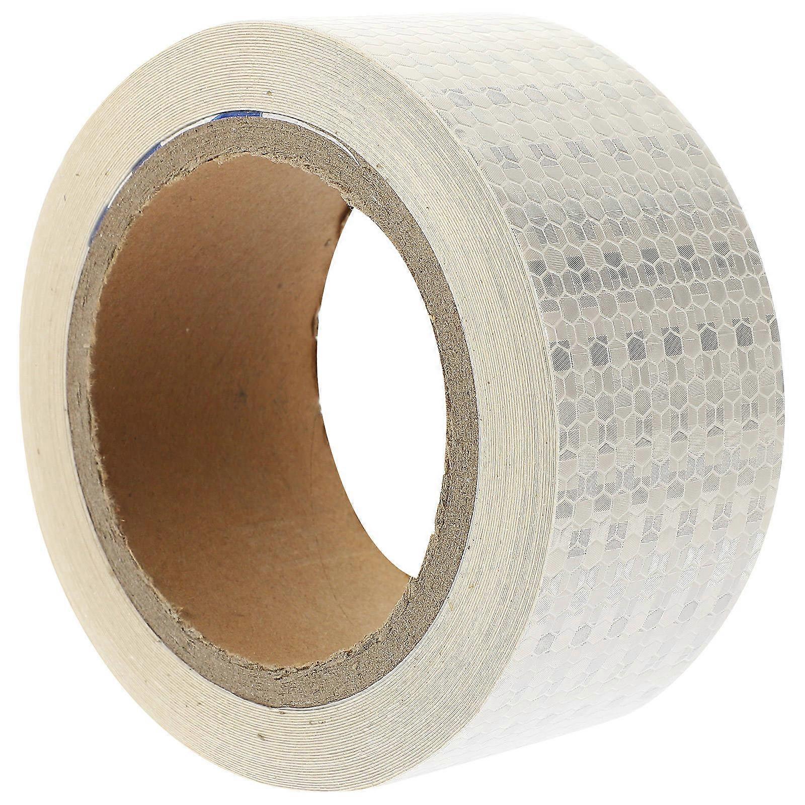 Reflective Safety Tape Roll High Visibility Warning Strap for Trucks, Durable Material, Classic Design for Low Light Use