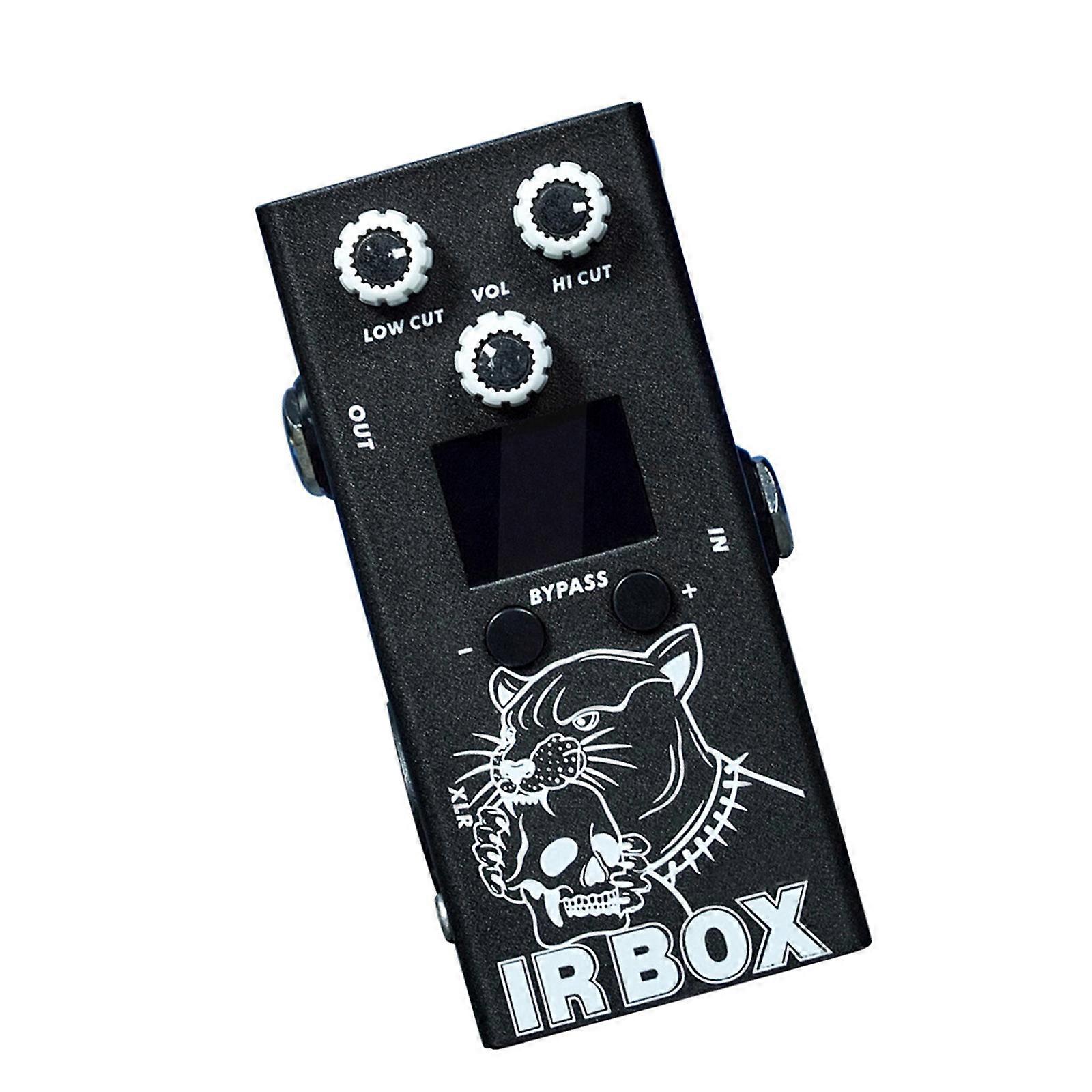 Effects Pedal Guitar IR Box with IR Cab Impulse Response Cabinets Speaker Simulator XLR Output Port for Electric Guitar Multicolor