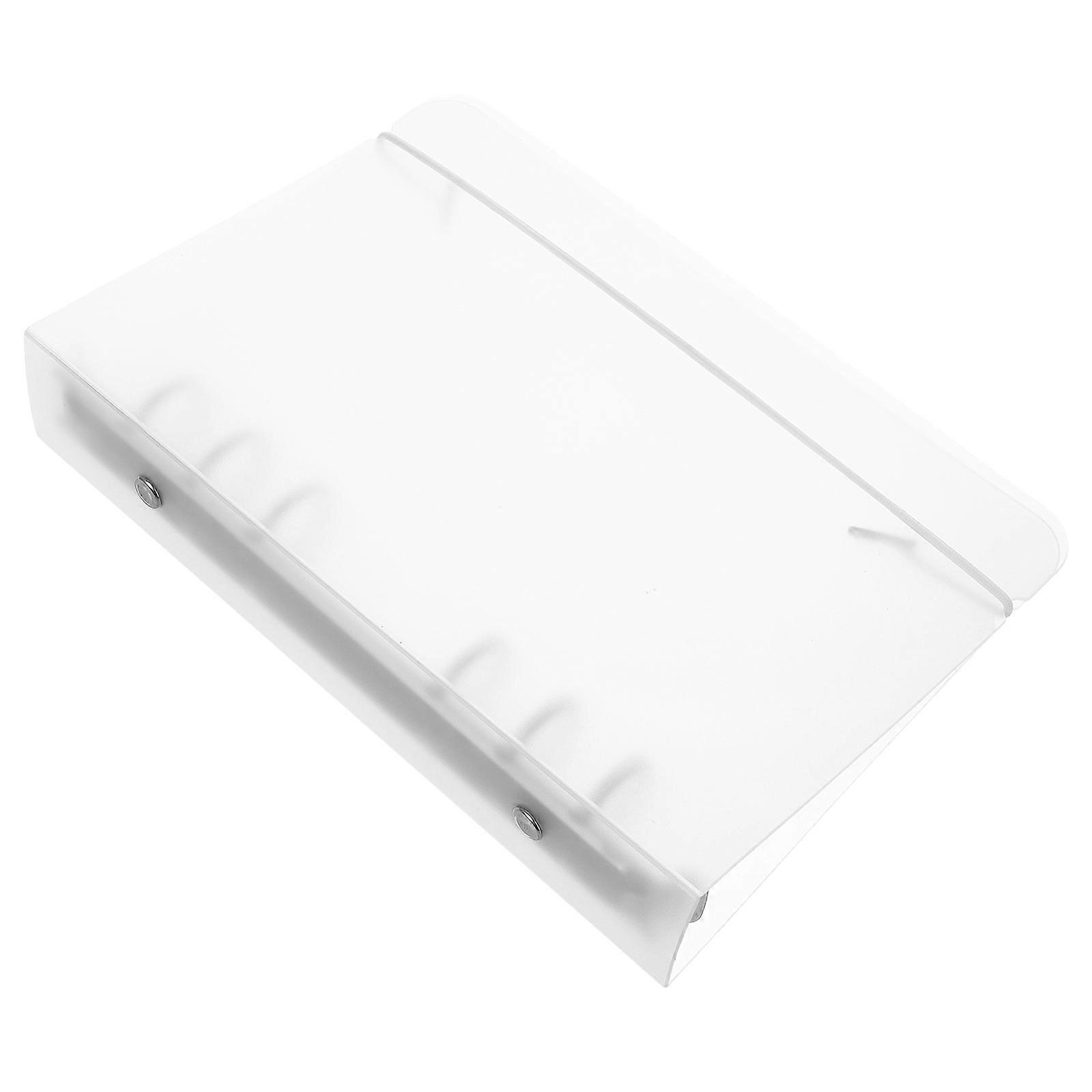 Transparent File Folder A6 Size Loose Leaf Diy Scrapbooking Binder Cover Protector Professional Occasions 1Pack