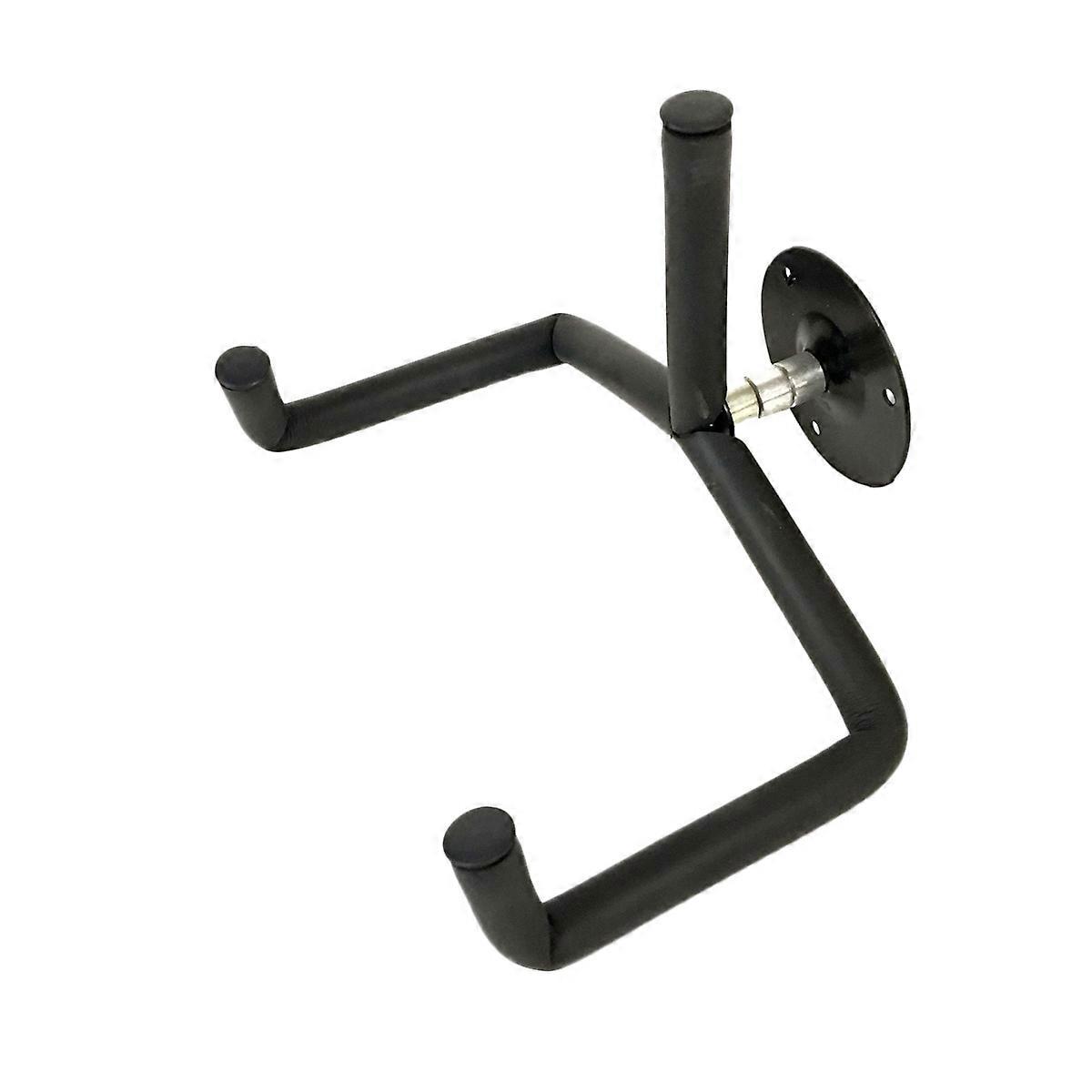 Guitar Wall Hanger Mount Metal Display Stand for Acoustic Electric Instruments Black Easy Installation Protects Finish Home Studio Use