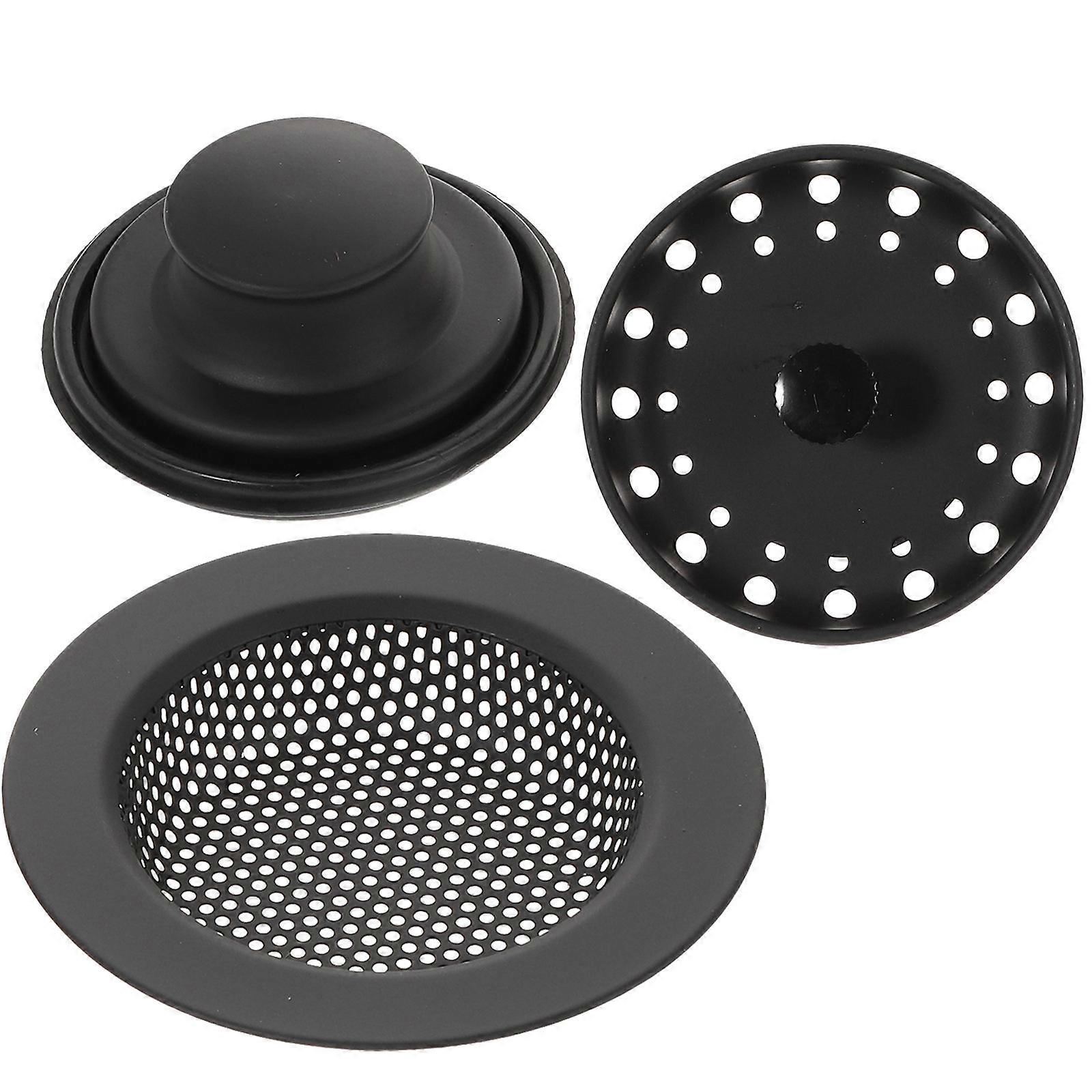 3pcs Kitchen Sink Stopper Strainer Sink Filter Garbage Disposal