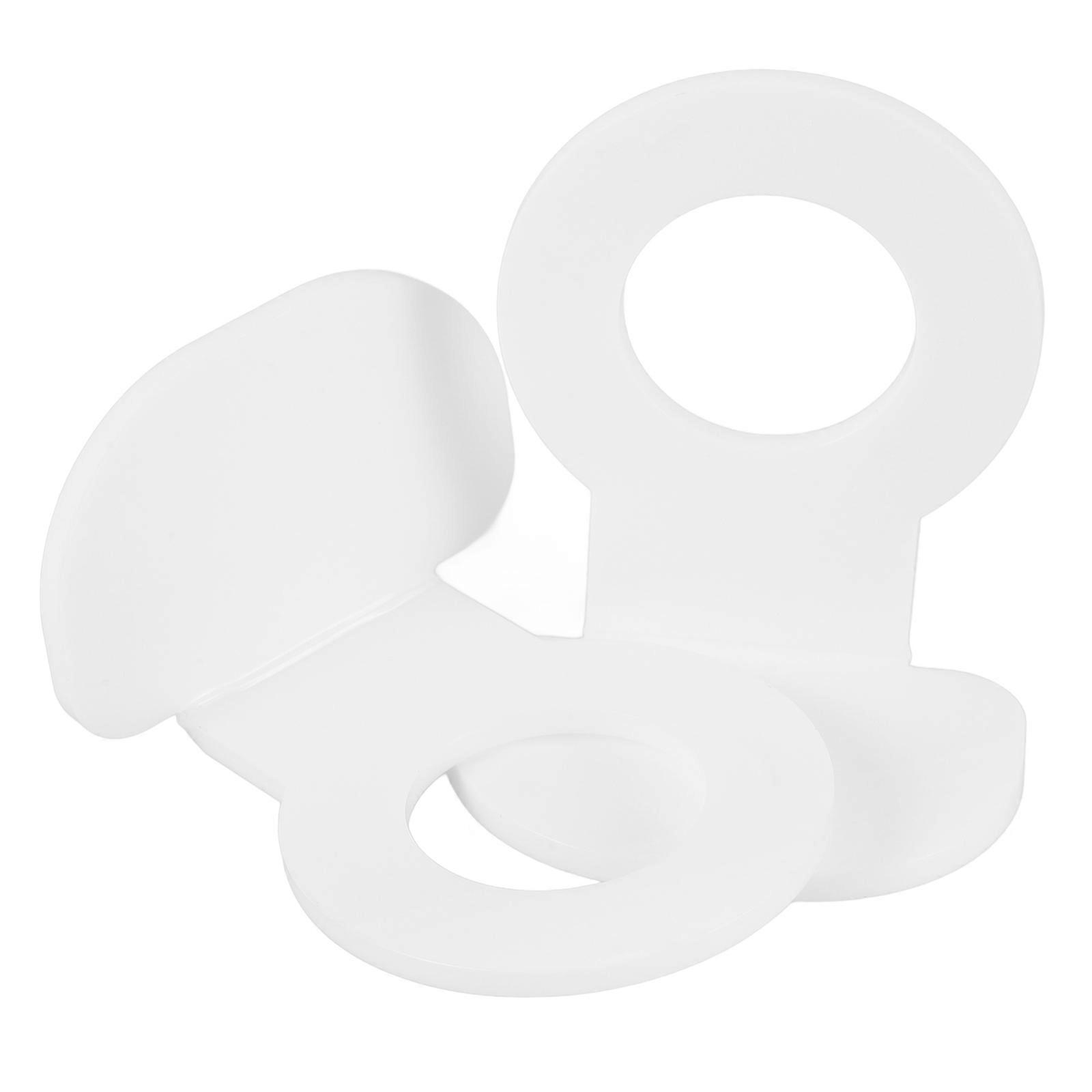 אקריליק Multisport מחזיק כדור קיר הר לבייסבול גולף טניס כדורים קטנים מתלה תצוגה לבן 2 יחידות