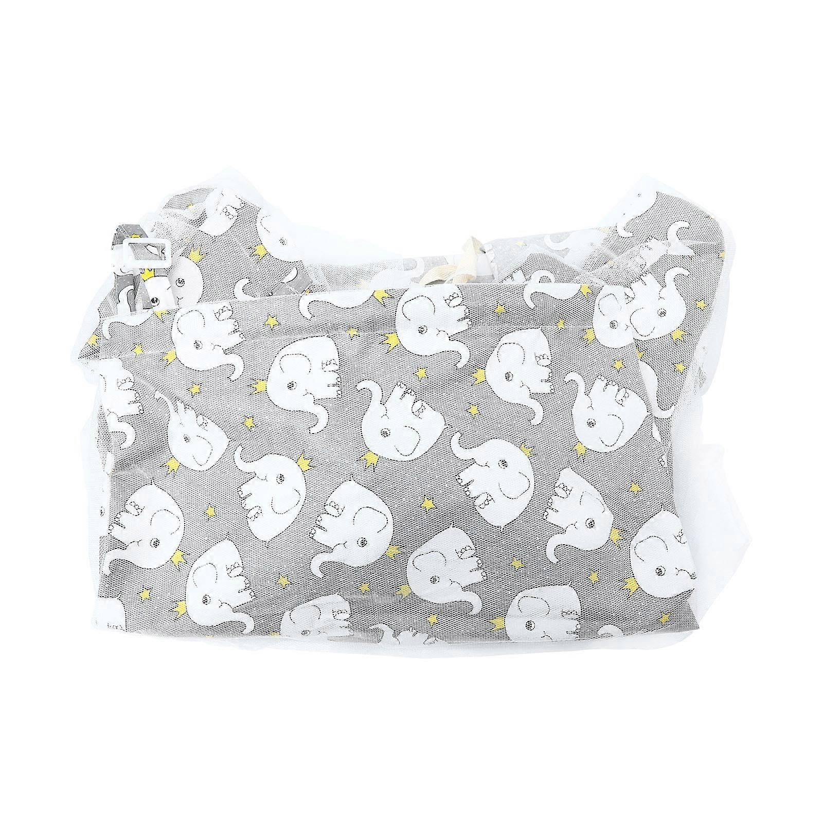 Cotton Nursing Cover For Women Breastfeeding Stroller Use 109x88cm Grey Fully Opaque Adjustable 1Set