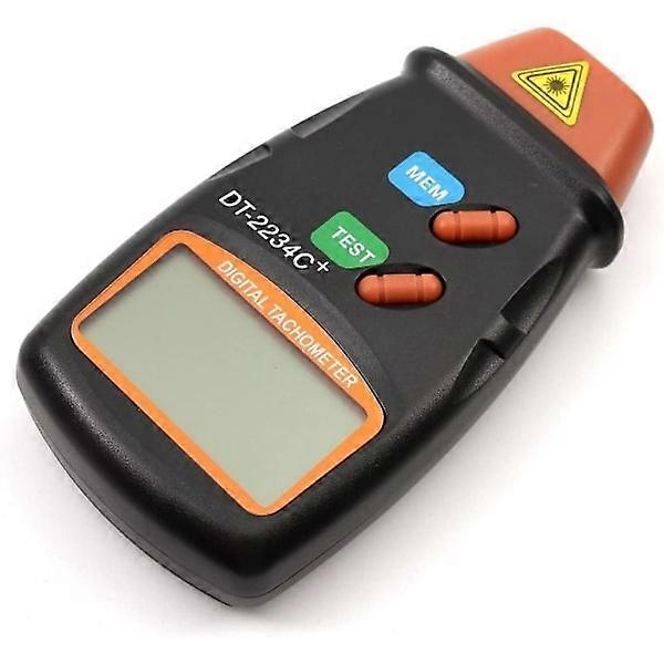 Digital Tachometer Professional Digital Tachometer LCD Display Tachometer Tester Autochange with Heavy Duty 6