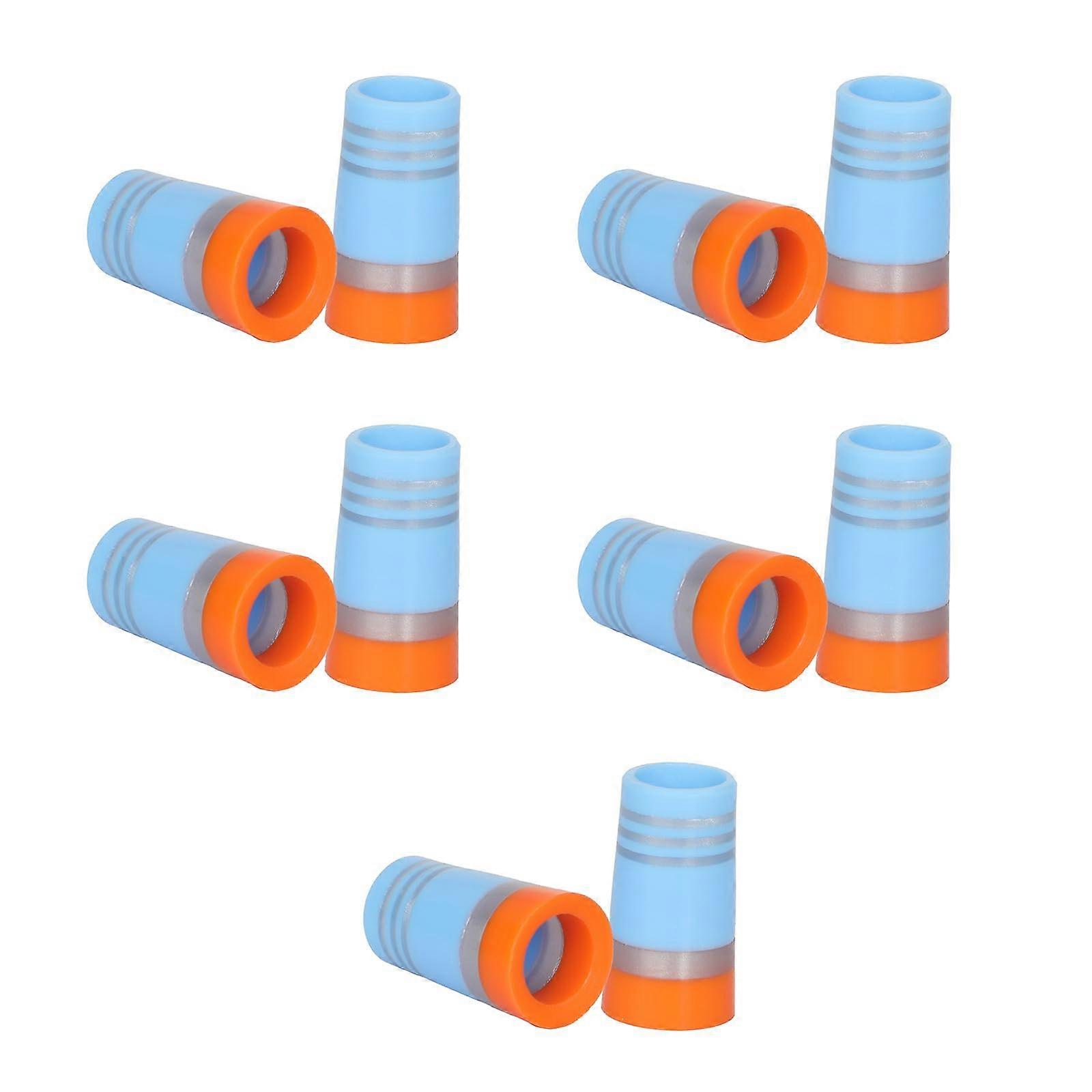 10 x Golf ferrules for iron shafts, golf accessories, tapered ferrules, suitable for 0.8 cm and 0.9 cm iron shafts, multicolored