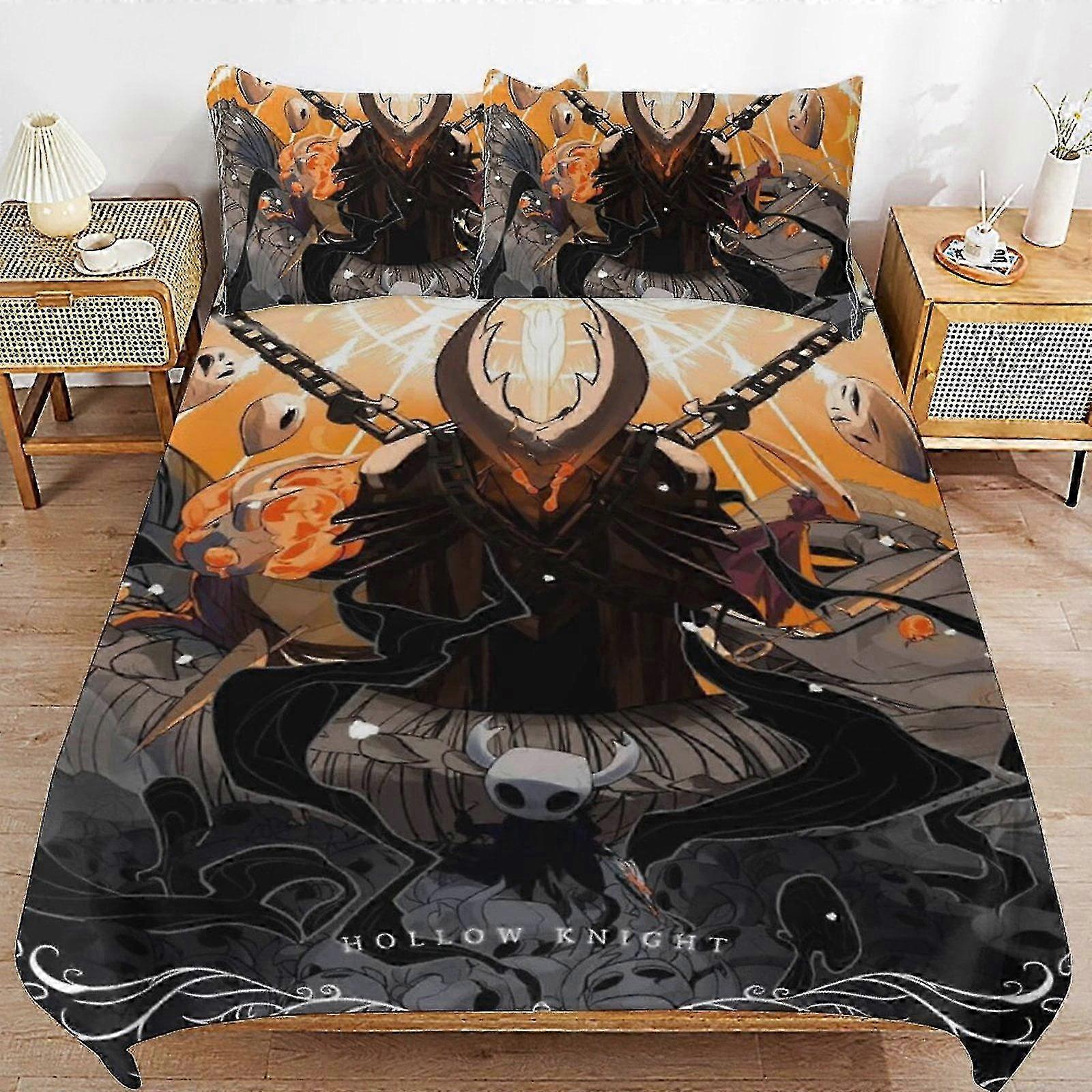 b1072 Lakan Ihåligt Knight påslakan påslakan 3 delar sängkläder set 1 påslakan och 2 örngott lakan gb1072 2025