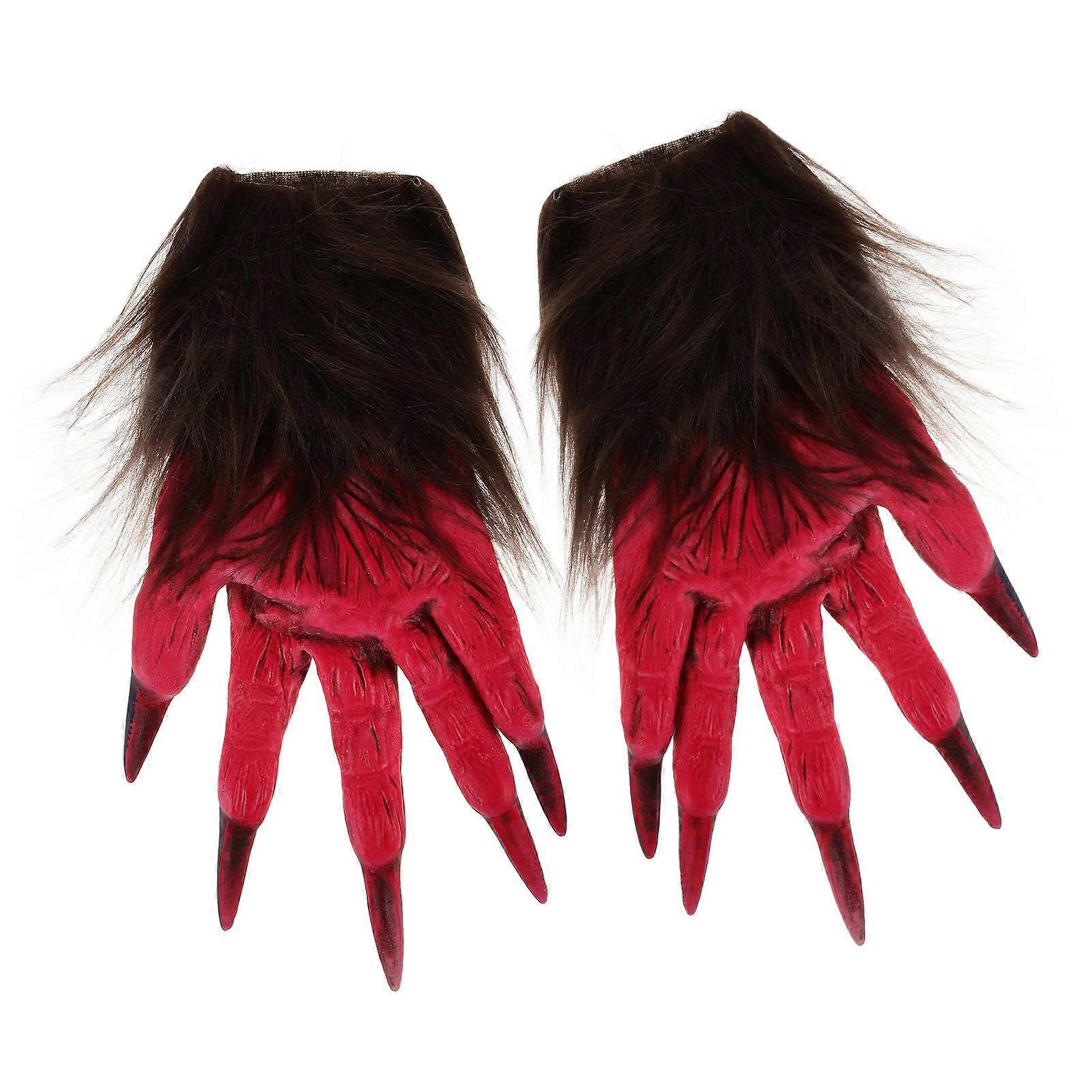 Decorative Claw Gloves For Halloween 1 Pair Lightweight For Costume Events For Adults