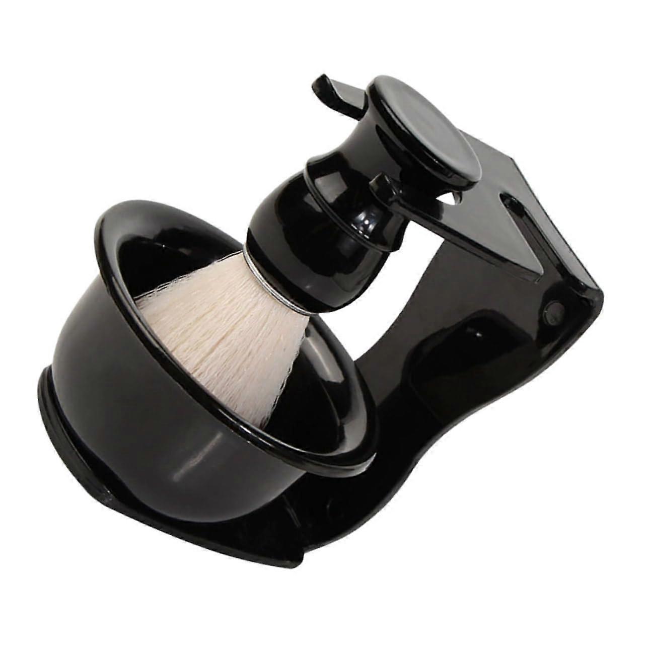 1 Set Beard Set Razor for Men Soap Dish Shaving Brush Stand Holder Moustache Care Set for Men Beard Shaping Tool Razor Holder Shaving Brush Holder