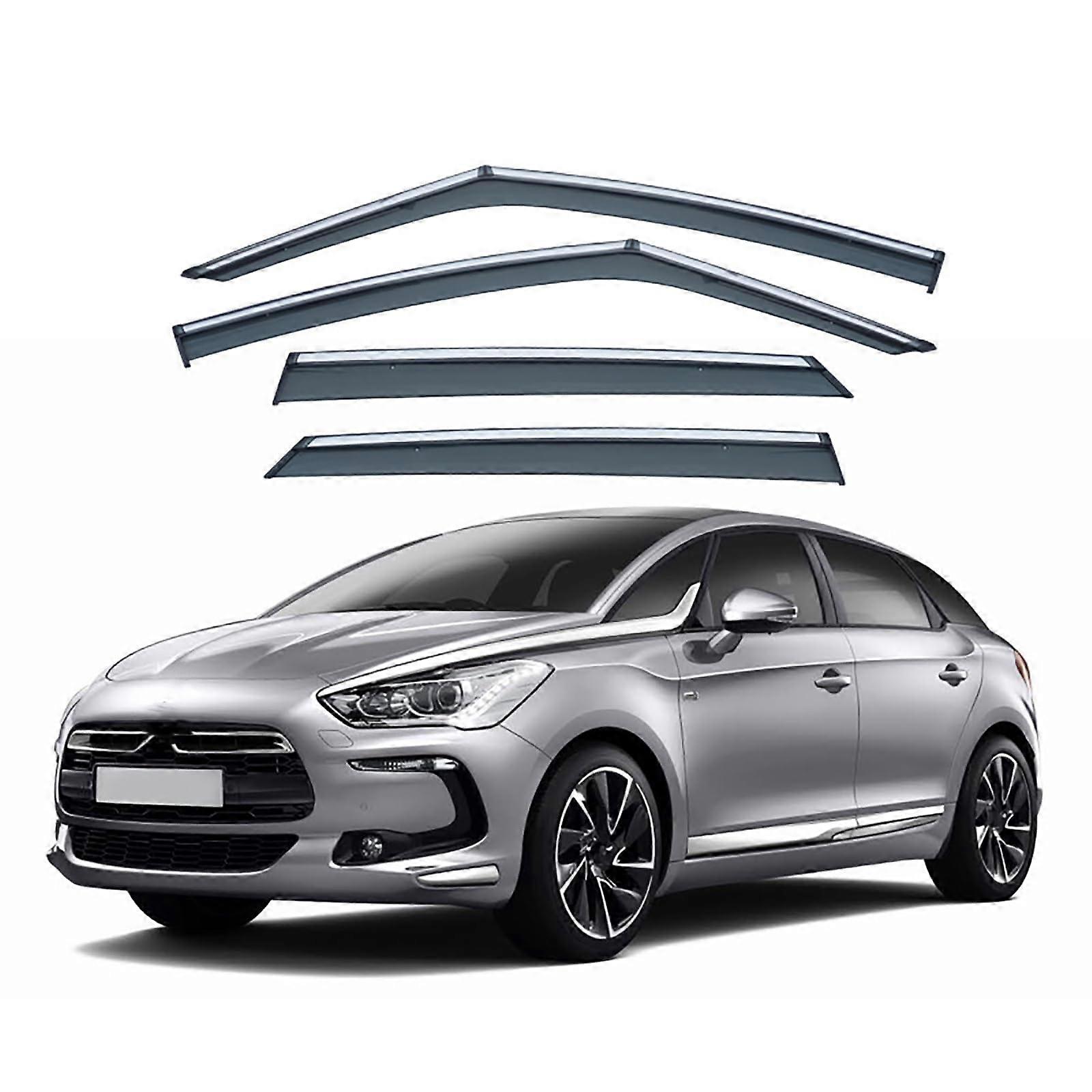 Compatible with Citroen DS5 20112018, 4Pcs Side Window Rain Guards, Wind Deflector