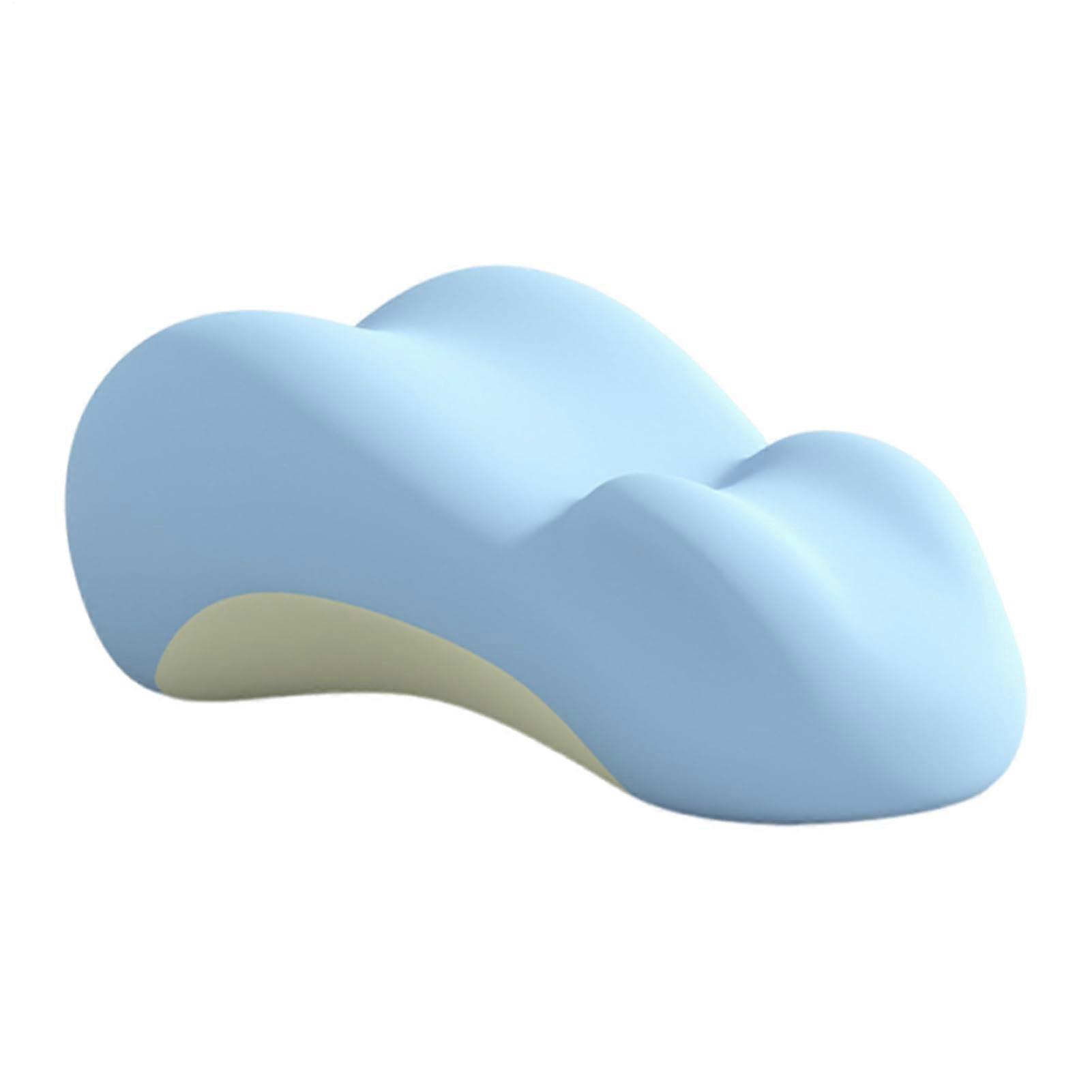 Intimate pillow, sleep aid, bed wedge, breathable butt support cushion for men and women, postworkout recovery, bed rest, travel, blue