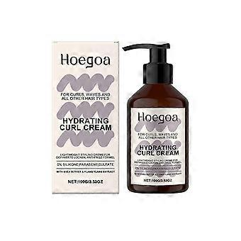 Hydrating Curl Cream - Moisturising Curl Cream Shea Butter, Coconut Oil & Ylang-Ylang - Curl Cream for Smooth & Defined Curls - Lightweight Styling Cr